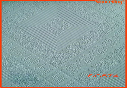 PVC Laminated Gypsum Tile