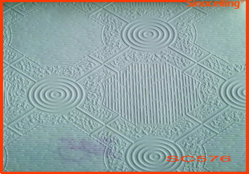 PVC Laminated Gypsum Tile