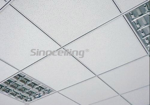 black line ceiling t grids installation