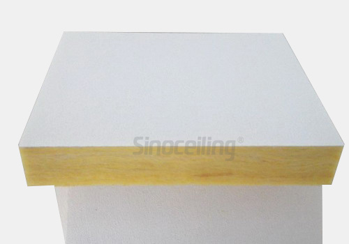 fiberglass ceiling board,bared sides
