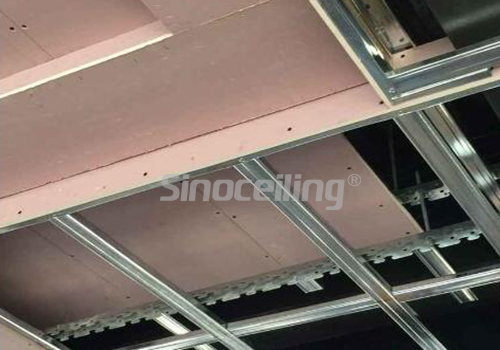 hook carrier with gypsum board system