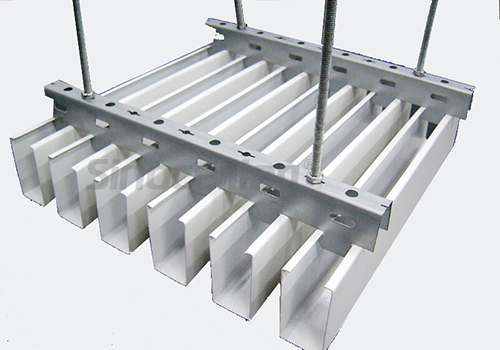 U shaped baffle aluminum ceiling