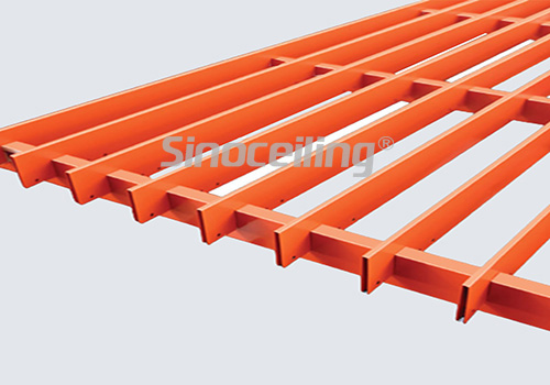 colored aluminum grid ceilings