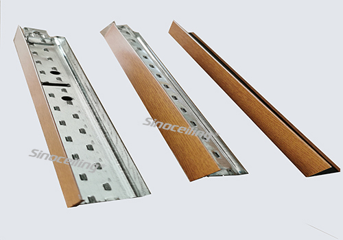 32x24mm wood color ceiling t bar