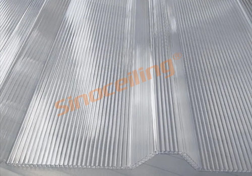 trapezoid wave pvc corrugated sheets,clear color