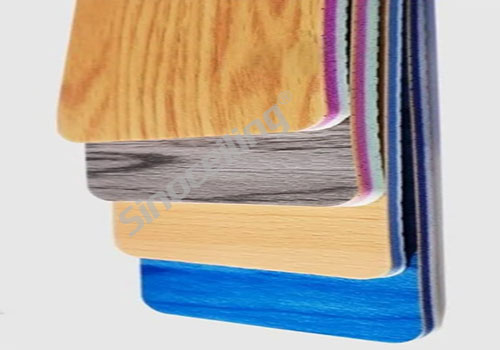 wood grain pvc gym flooring roll