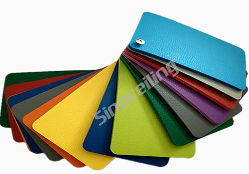 pvc commercial roll flooring leather texture